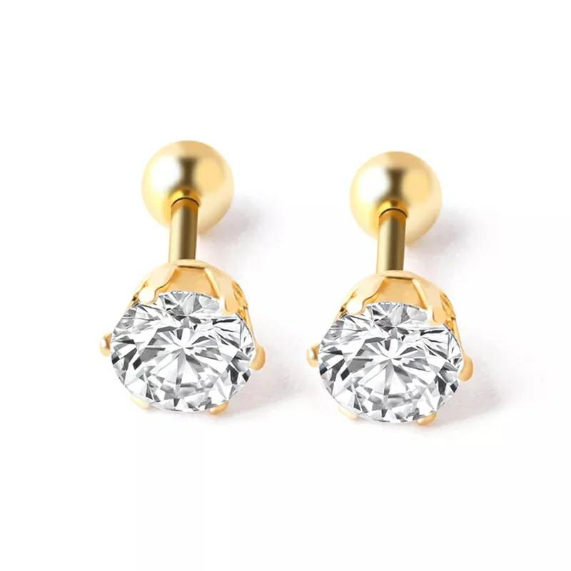 Screwcap Rhinestones hypoallergenic Earrings (Category: Earrings) located in Valenzuela. Submitted by glamwork (Listing ID 244028717, Image 2). Description: Hypoallergenic screwcap earrings for adults and big kids Nicee in actual Available in gold and white.