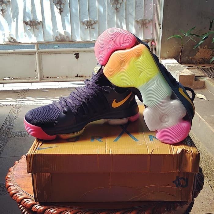 Sepatu Basket Nike Kevin Durant KD 10 LOW Be True TINGGAL SIZE 38