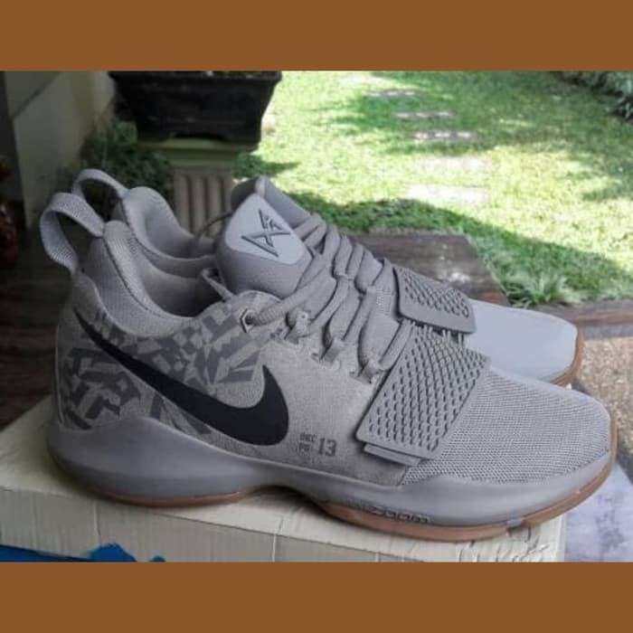 Sepatu Basket Nike Paul George PG 1 LOW Superstition OKC Grey HANYA SIZE 46