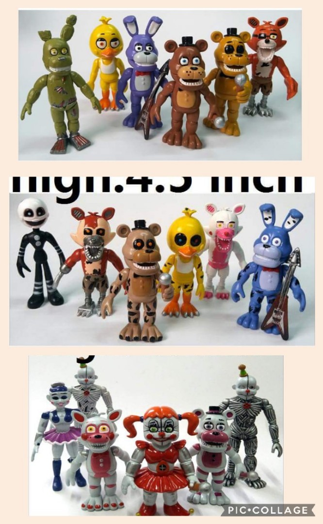 Shop Five Nights Of Freddy Toy Figure Cake Topper Stuffed Toy Toys Games Toys On Carousell