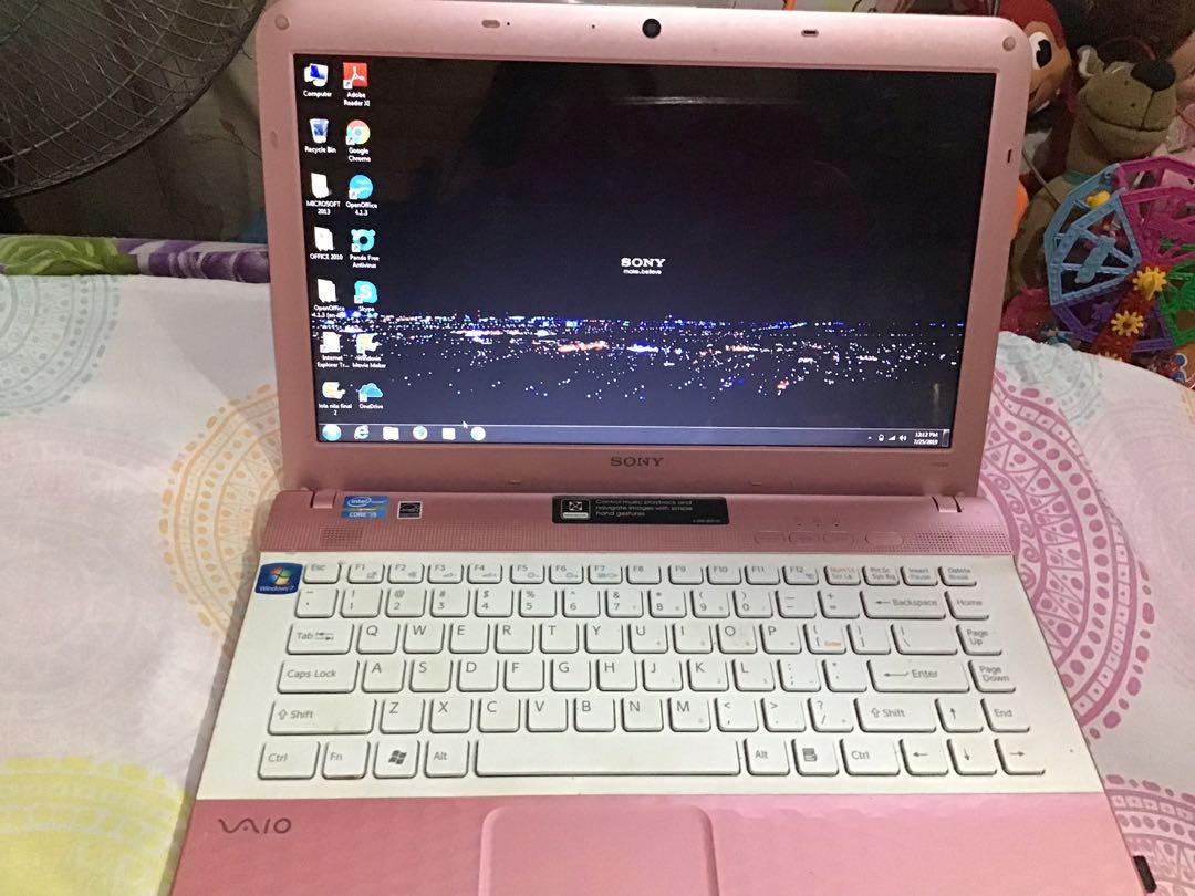 SONY VIOS PINK LAPTOP, Computers & Tech, Laptops & Notebooks on Carousell
