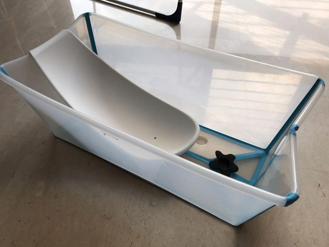 Stokke Flexi Bath Tub Babies Kids Baby Nursery Kids Furniture Other Kids Furniture On Carousell