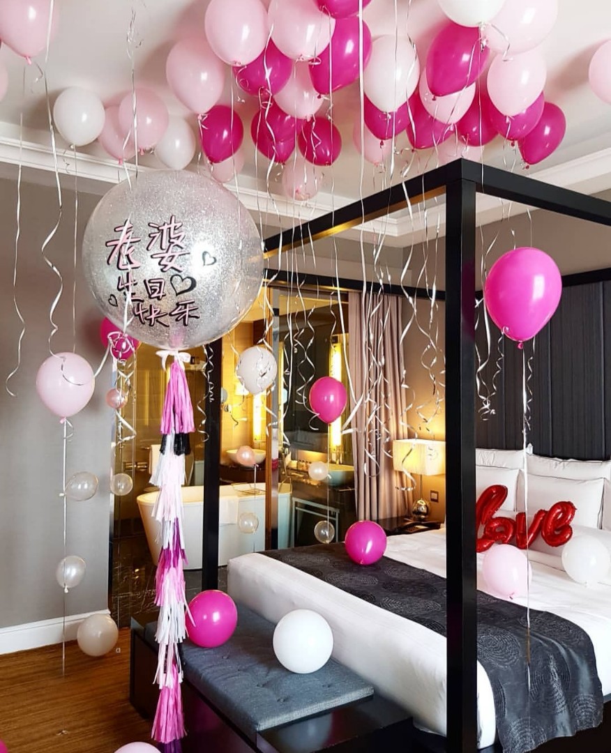 Surprise Birthday Hotel Room Decoration Staycation On Carousell