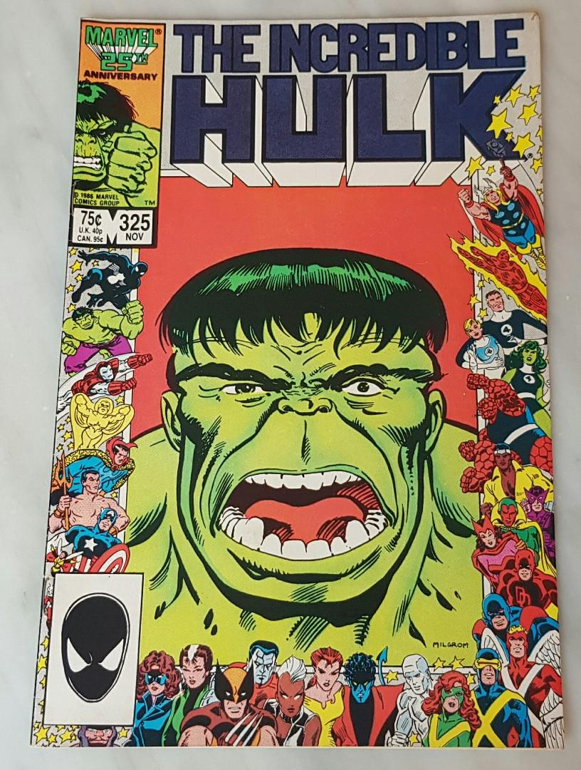 The Incredible Hulk 325 Marvel Comics Comic Comicbook Hobbies Toys Books Magazines Comics Manga On Carousell