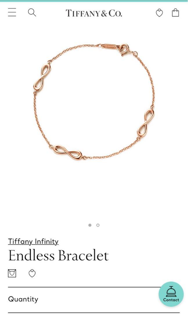 Tiffany's Endless Infinity Bracelet 