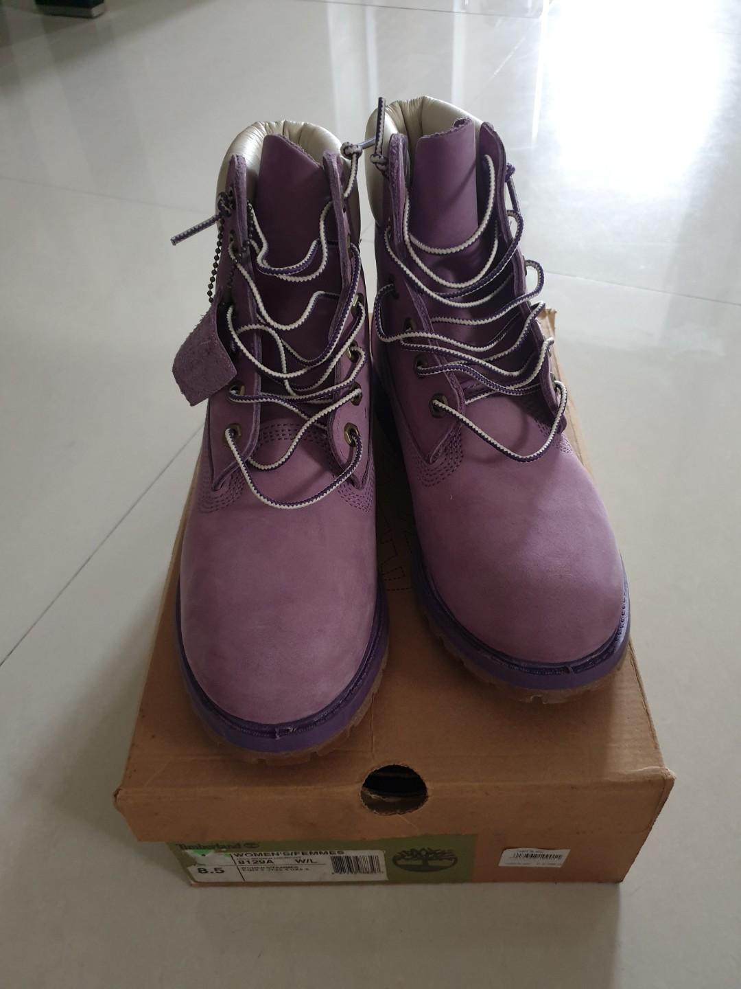 timberland mauve boots