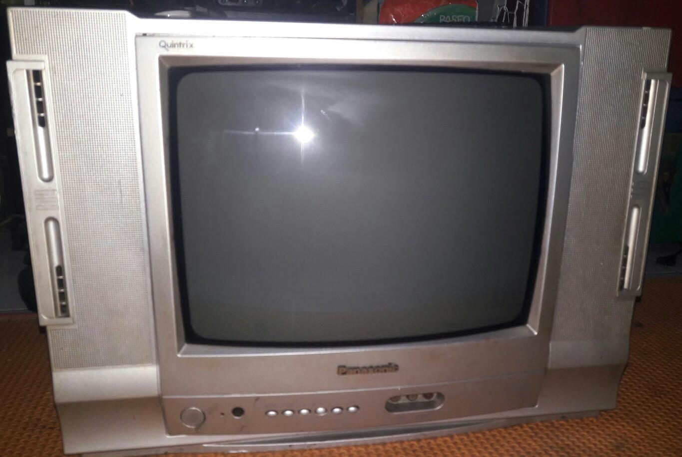 Tv Tabung Panasonic 14 Inch Normal Mulus No Minus Elektronik Tv Perlengkapan Hiburan Di Carousell