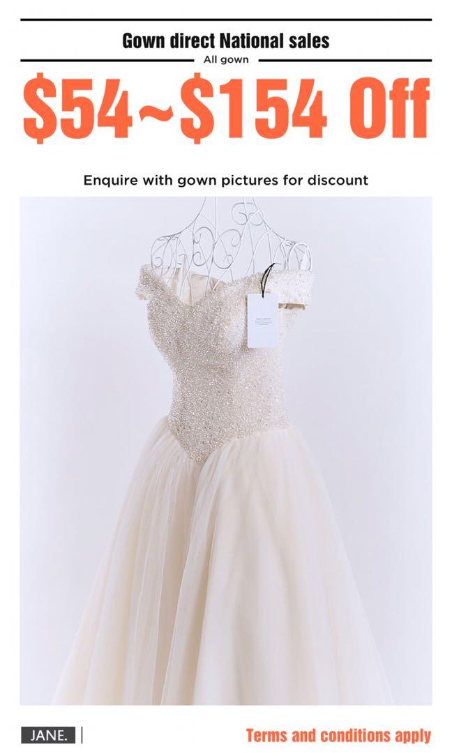 Wedding Gown Discount Vouchers On Carousell
