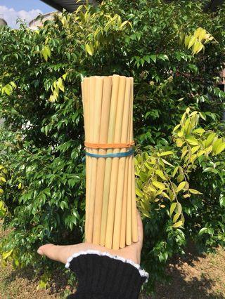 4pcs Bamboo straws 100% Organic! 