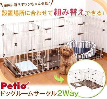 PETIO Two-Way Brown Cage