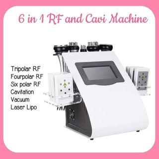 6in1 face body rf slimming machine laser cavi vacuum