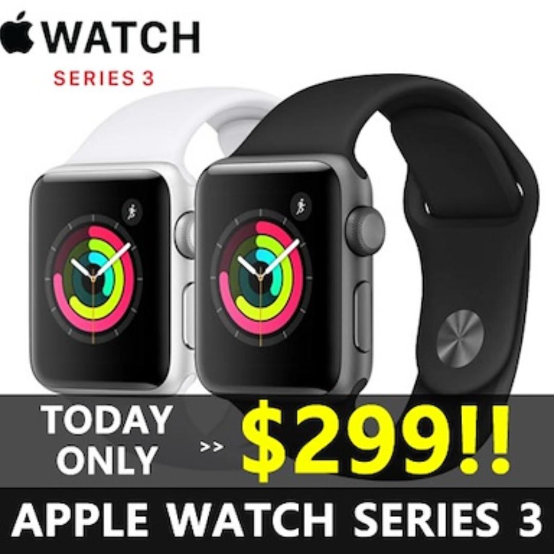 Lowest Price Apple Watch Series 3 Gps Sport Band Electronics Others On Carousell