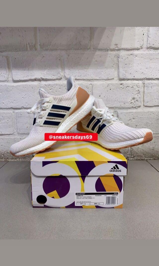 ultra boost show your stripes white