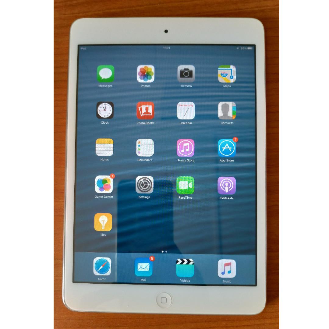 apple ipad mini 1 32gb wifi silver with