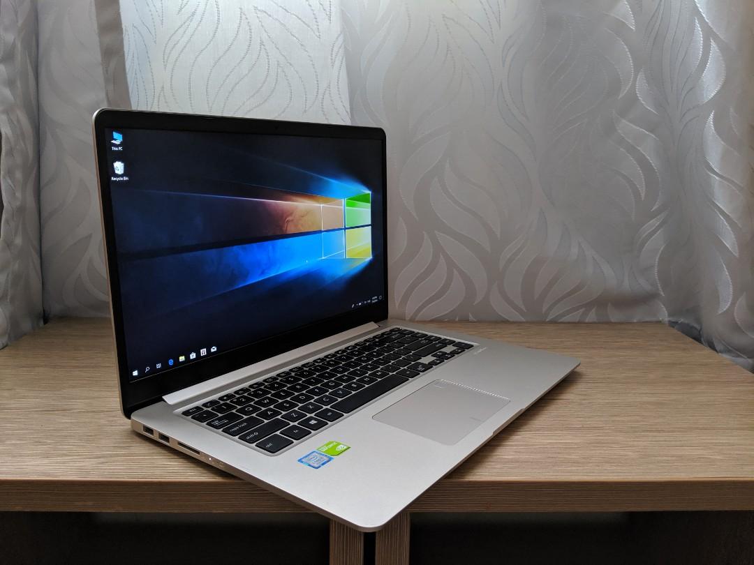 Asus S510U Nvidia MX150 SSD 256GB 8GB RAM 1.6KG Laptop, Computers