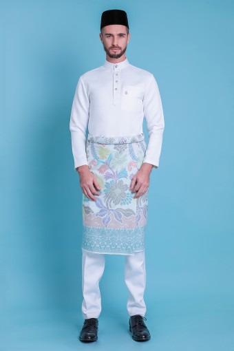 20 Inspirasi Baju Melayu Sampin Putih Laura Fashion