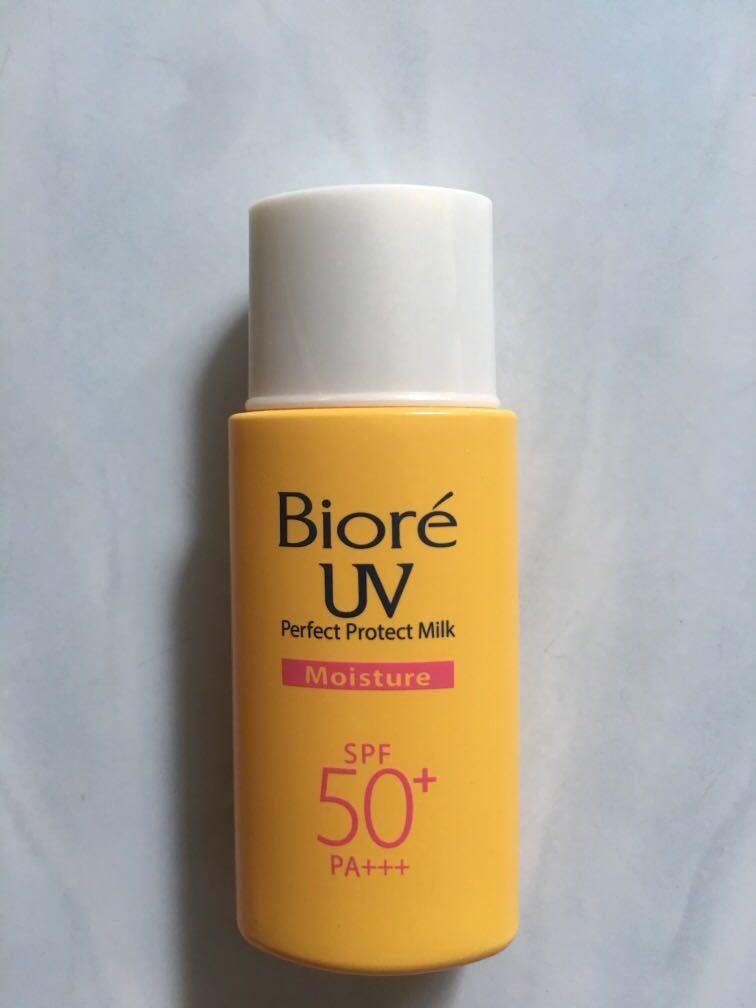 kebaikan biore uv perfect protect milk moisture