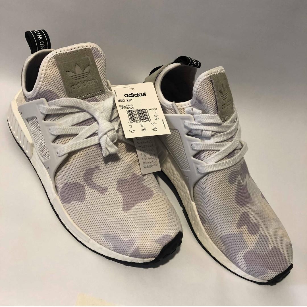 BNIB Adidas NMD XR1 White Camo UK10