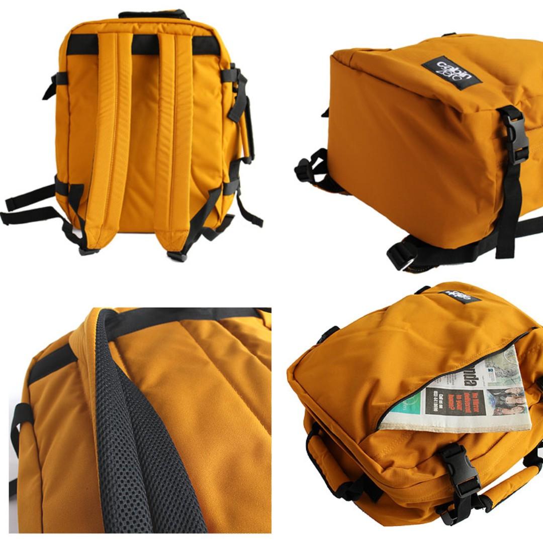 CabinZero Classic 28l Travel Cabin Bag Color (style): orange chill