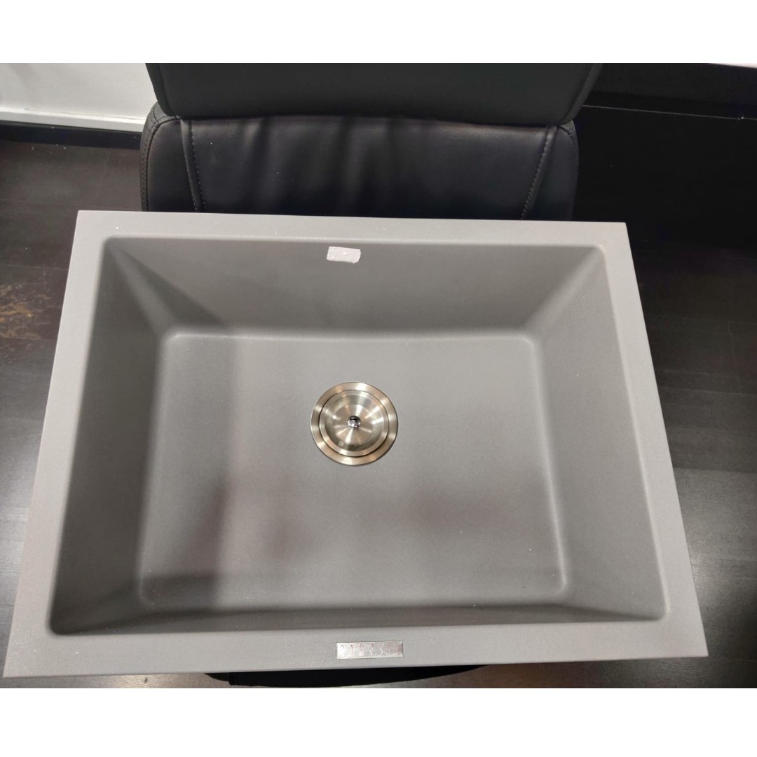Carysil Granite Kitchen Sink Grey Granite Sink Big Bowl Home Appliances Kitchenware On Carousell