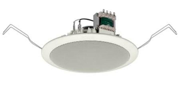 Ceiling Speaker 6w 12cm (Category: Soundbars, Speakers & Amplifiers) located in Quezon City. Submitted by goodviberco (Listing ID 244311843, Image 1). Description: TOA Brand Model: PC-658R Ceilng Mount Spring Clamp Aluminum Grille.