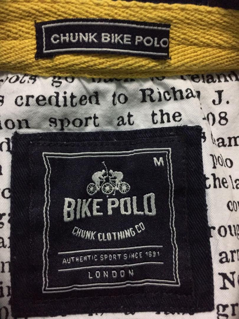Chunk Bike Polo Tee Men S Fashion Clothes Tops On Carousell