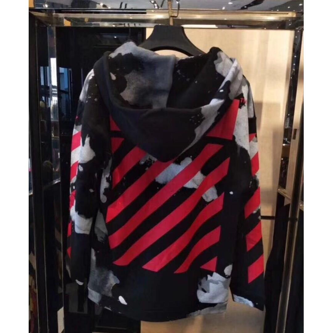 off white liquid hoodie