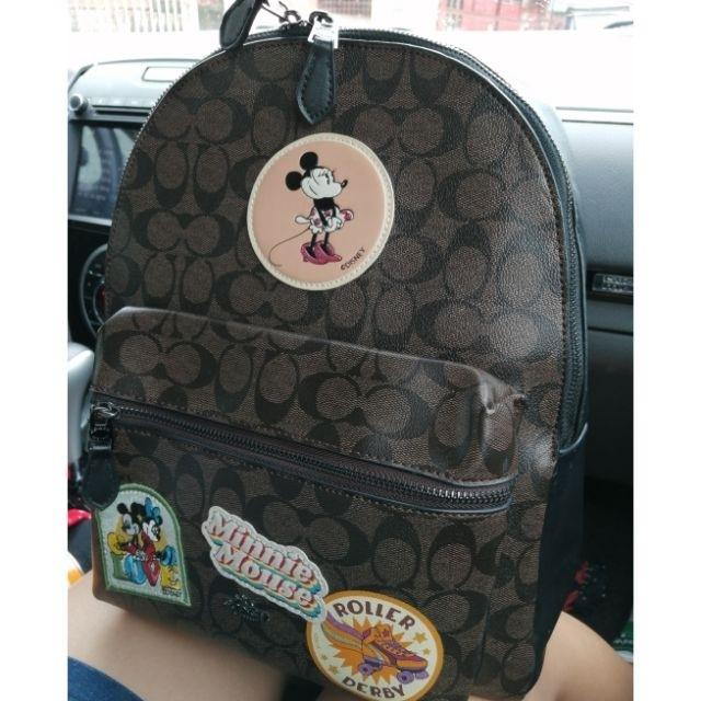 Coach minnie mouse backpack discount