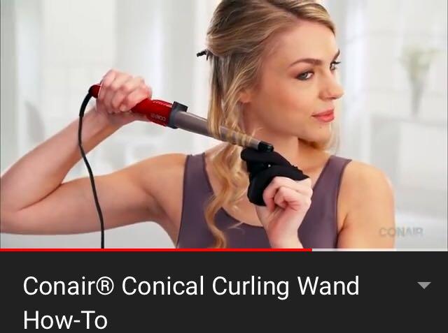 Conair conical curling wand