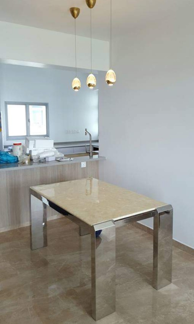 Space Saving Extendable Marble Table Relocation Clearance