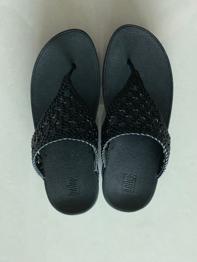 FITFLOP Lottie Wicker Black EU 37 UK 4 US 6 Women s Fashion