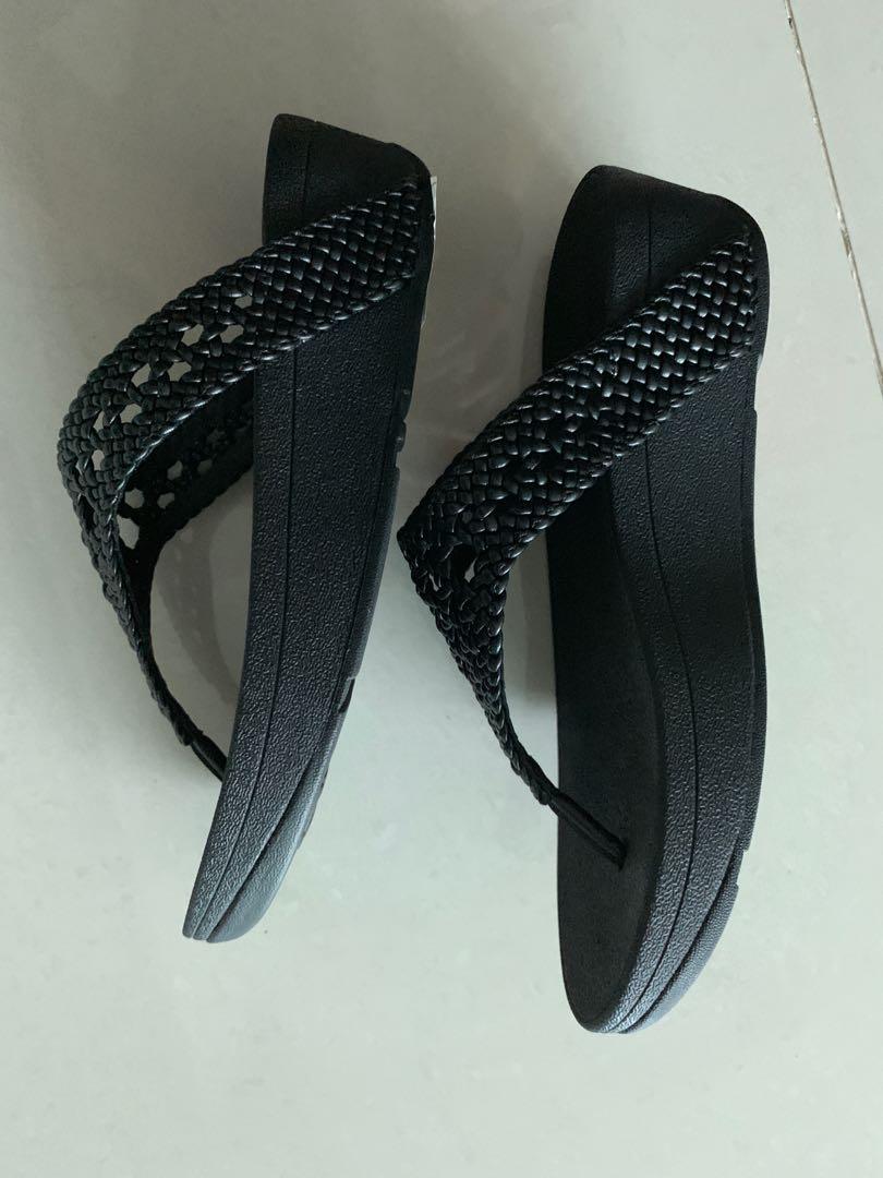 FITFLOP Lottie Wicker Black EU 37 UK 4 US 6 Women s Fashion