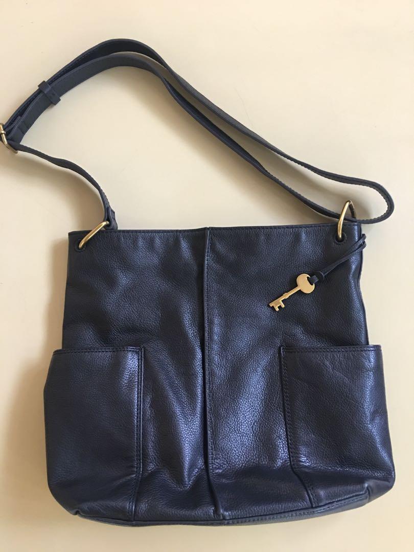 fossil lane crossbody black