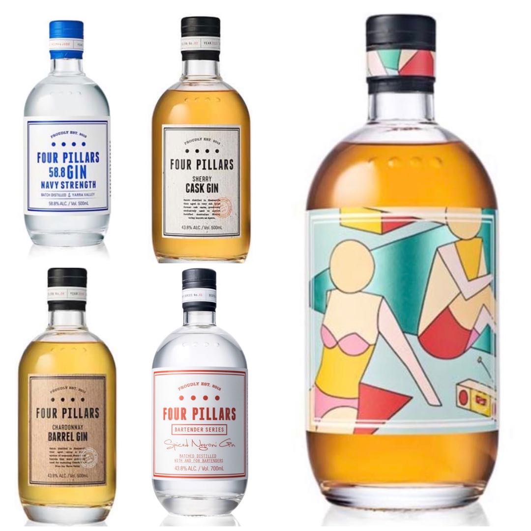 Four Pillar gin, Food & Drinks, Alcoholic Beverages on Carousell