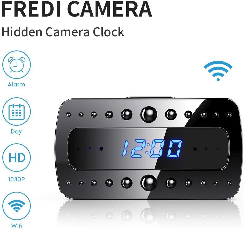 Fredi spy shop camera clock