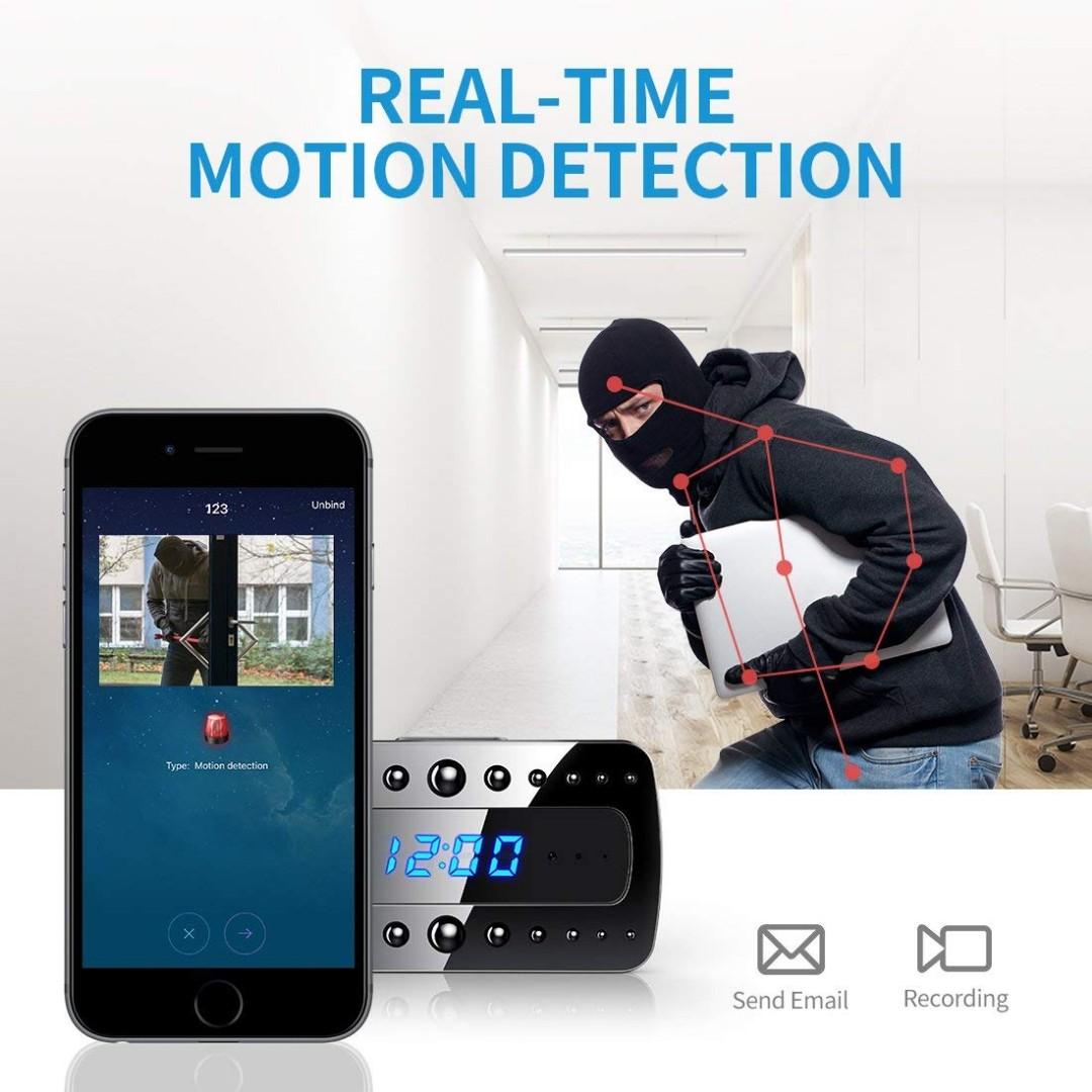 Fredi spy camera hotsell clock