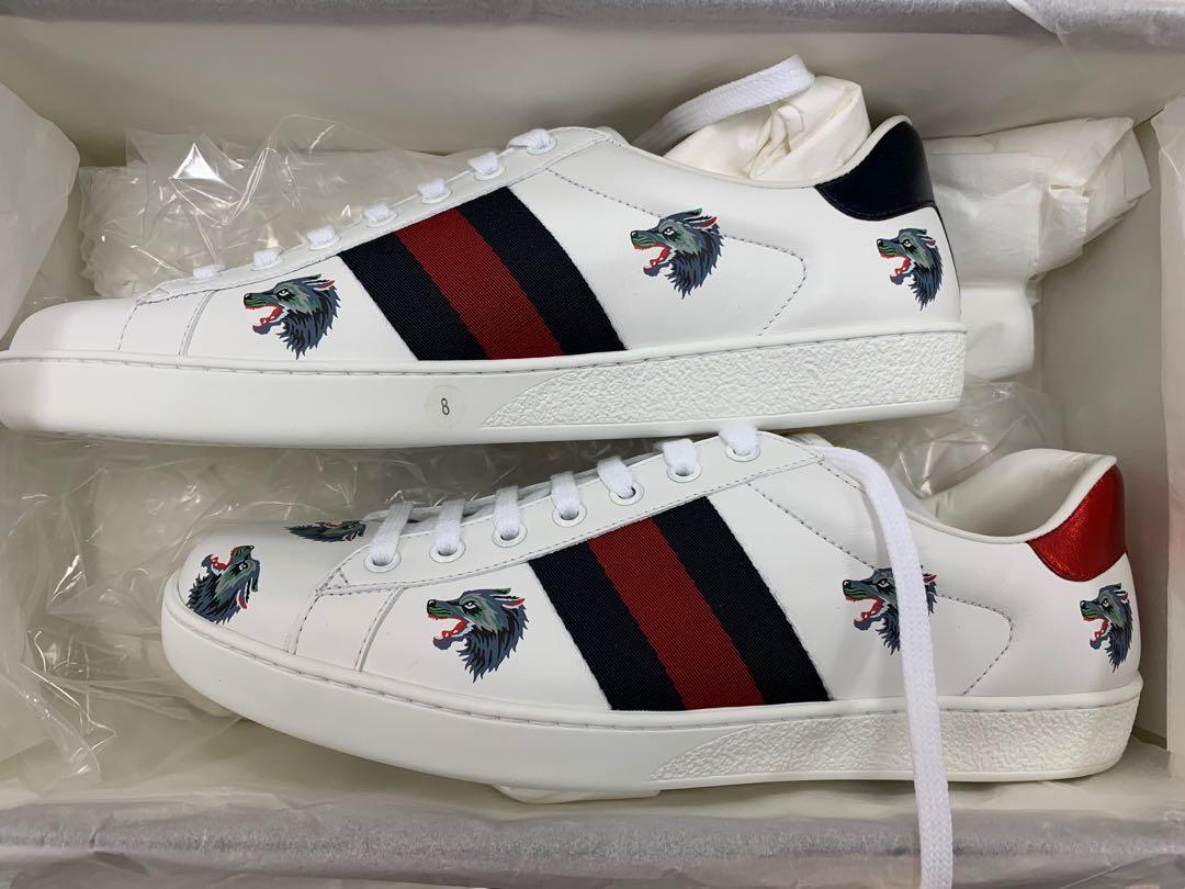 gucci ace wolf