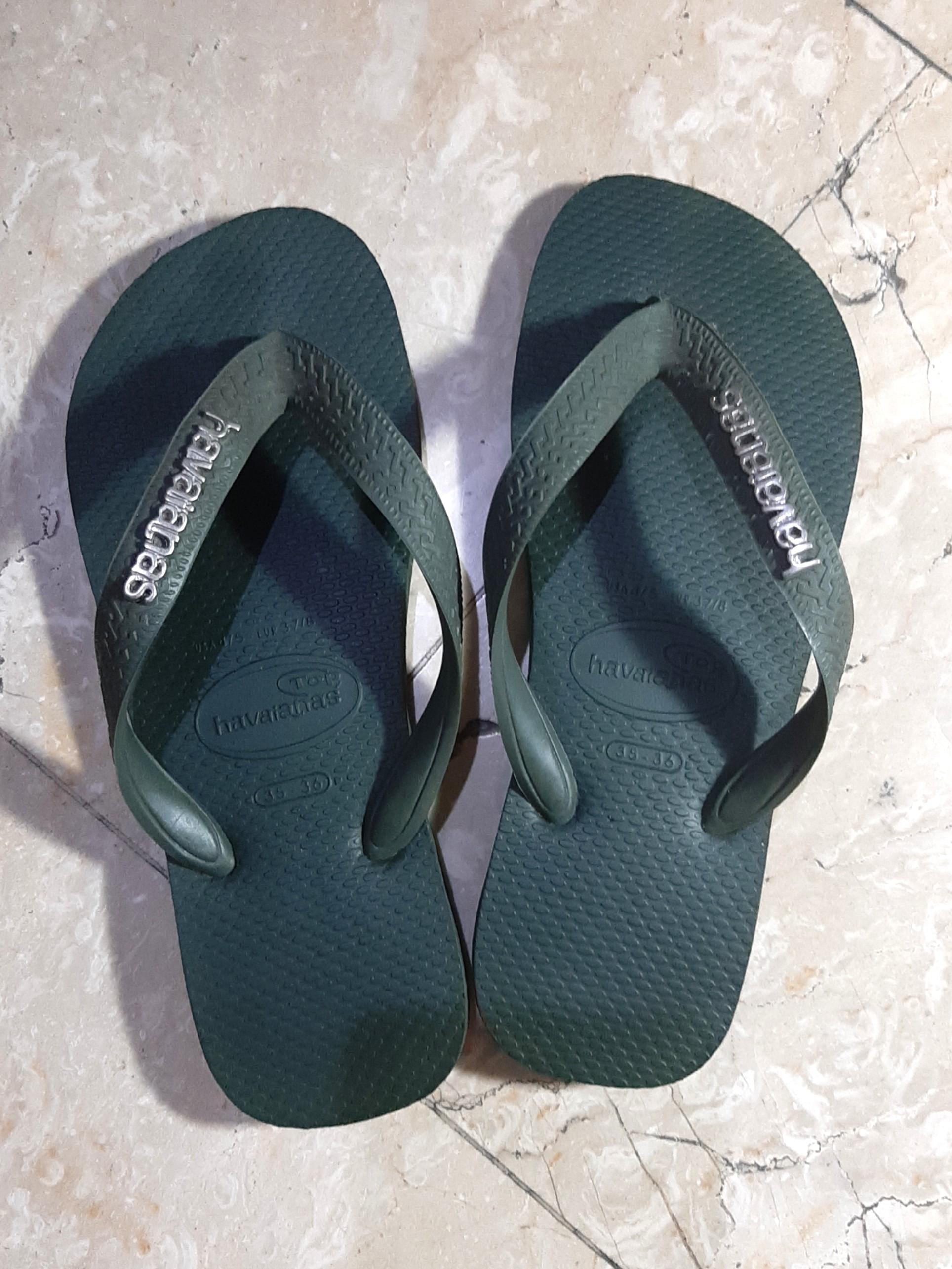 Havaianas top army green
