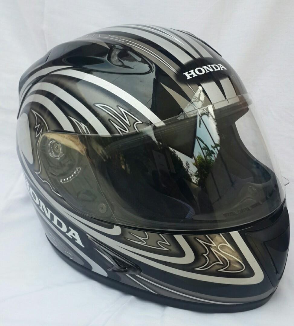 Helm Honda Full Face Black Ori by NHK 
