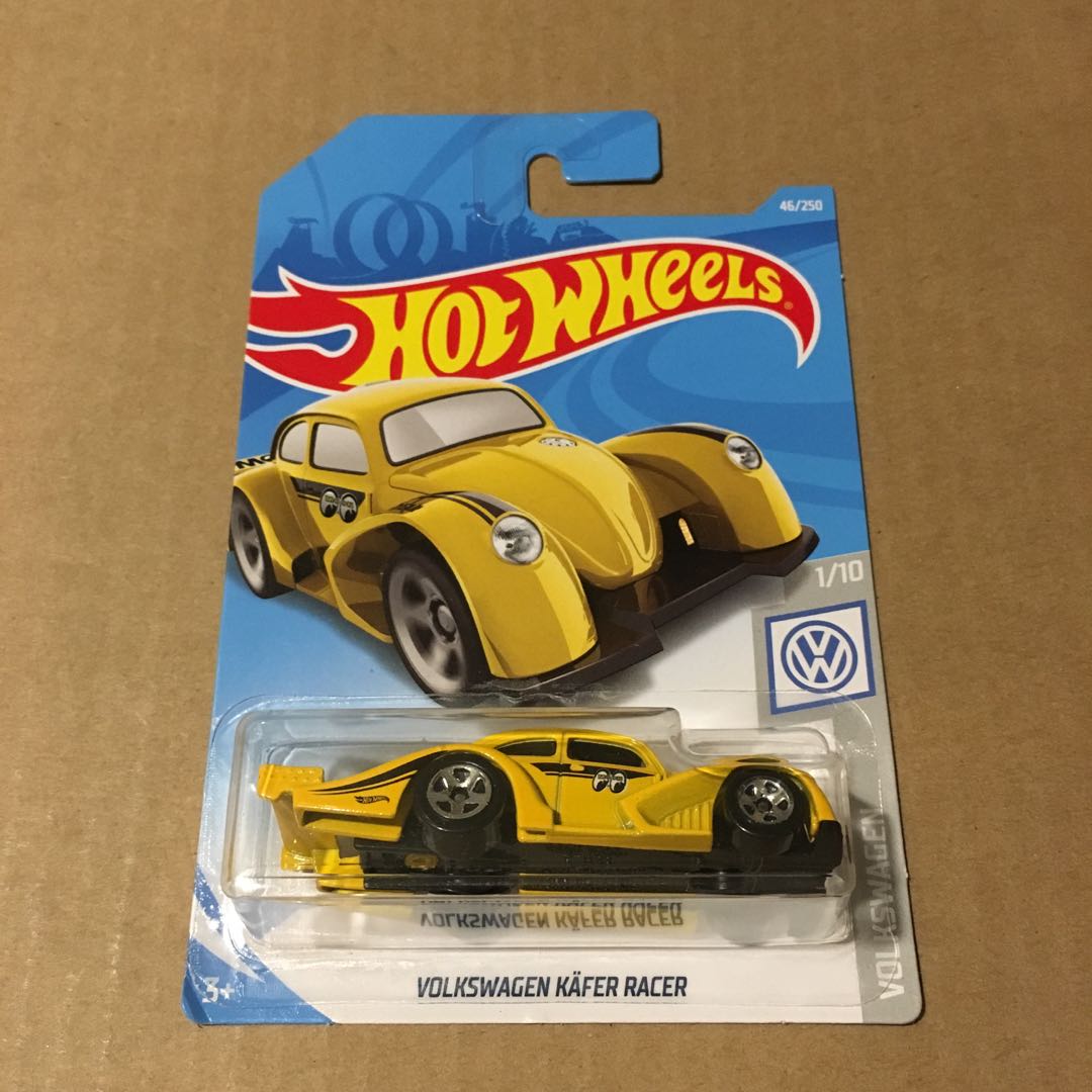 hot wheels volkswagen kafer racer yellow