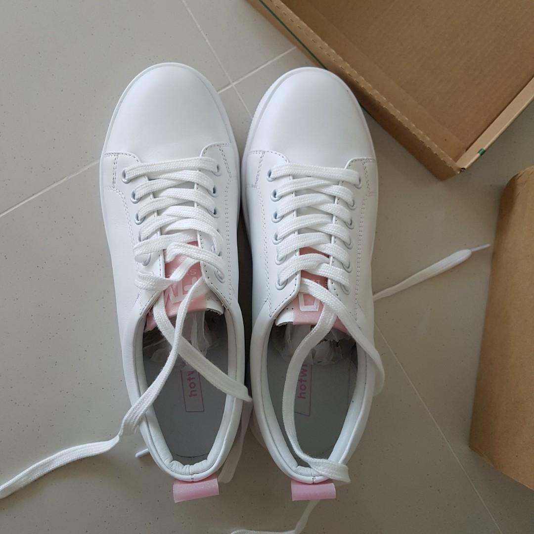 Hotwind white n pink sneakers