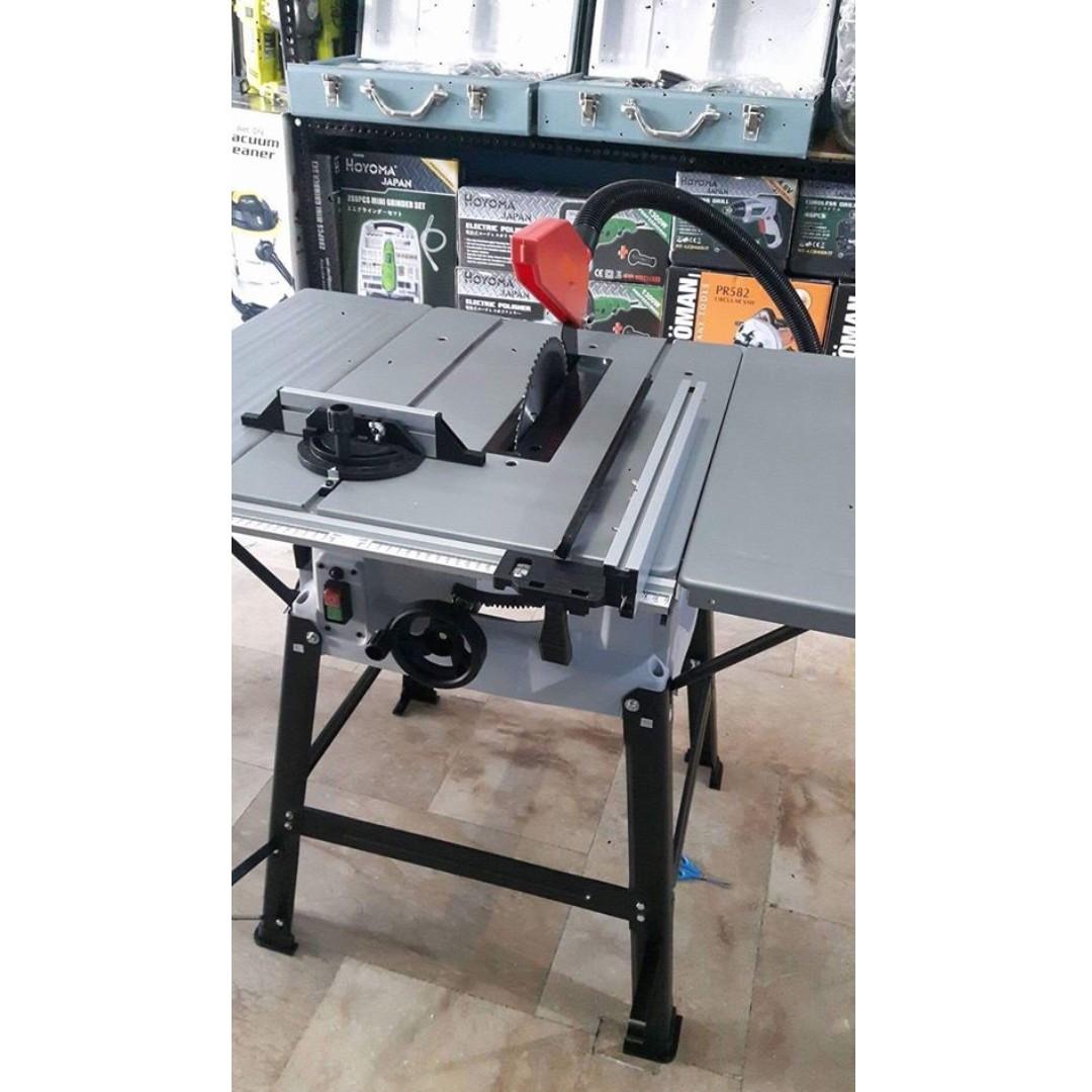 Hoyoma Table saw 10in 2000 Watts TS2000 (Gray), Furniture & Home Living