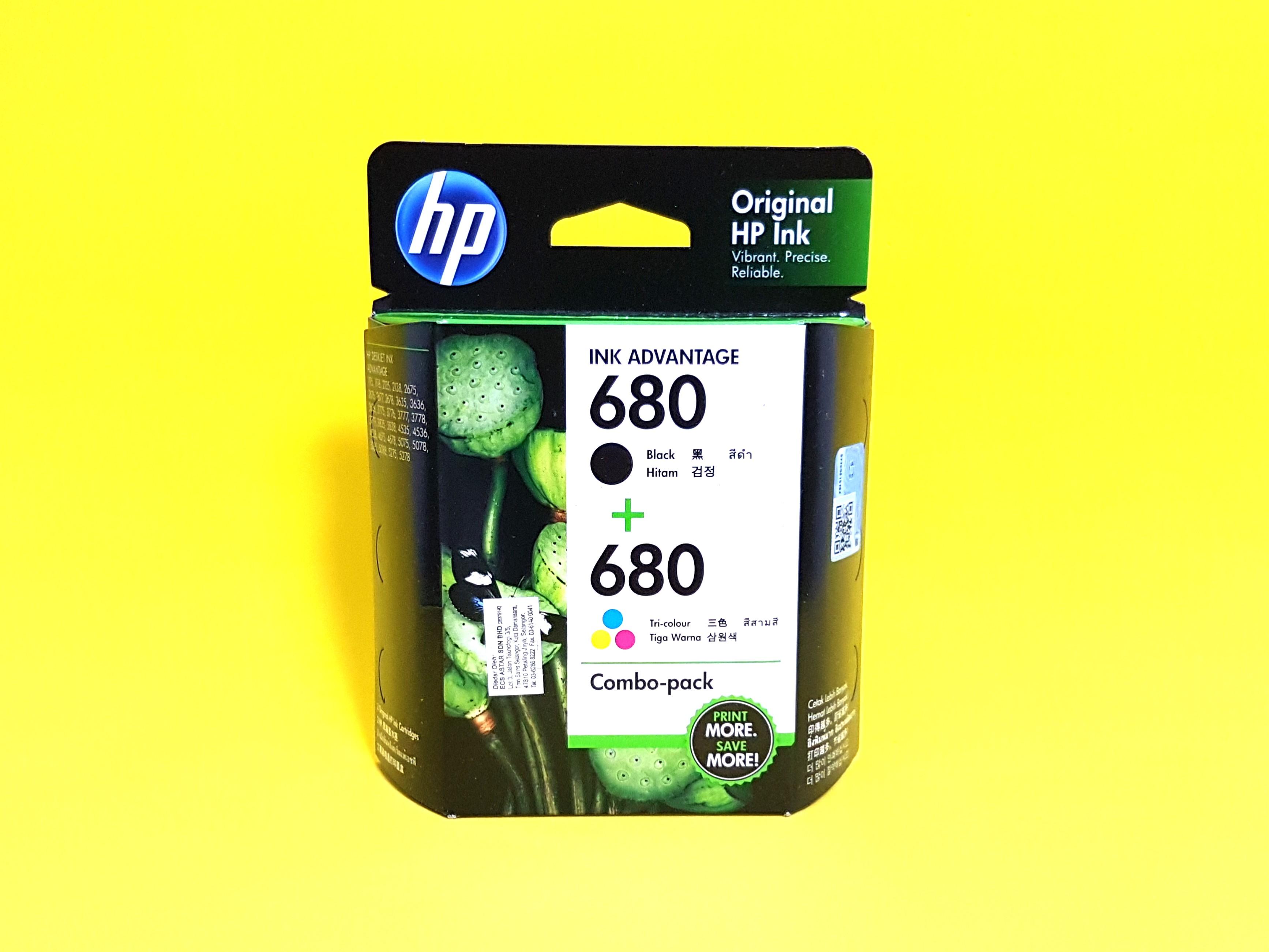 hp original ink advantage 680