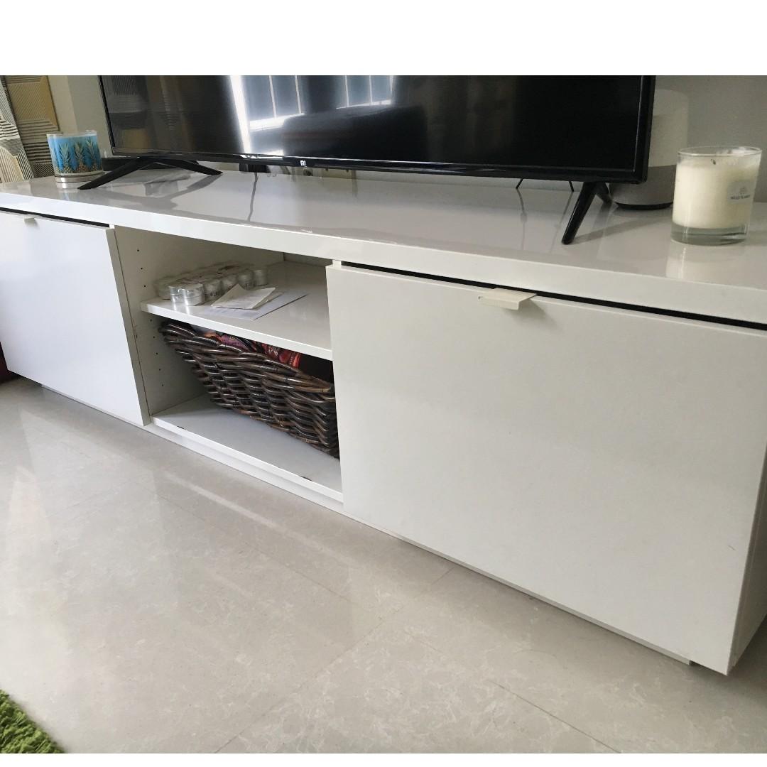 IKEA Byas TV Bench/ TV console/ TV stand, Furniture & Home Living