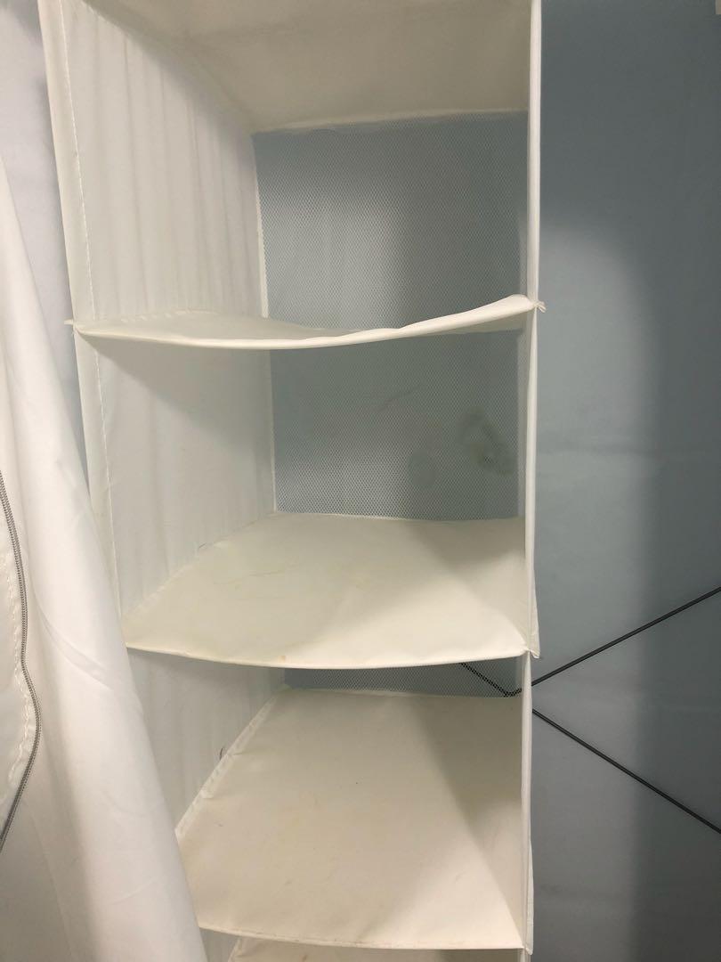 Ikea Canvas Wardrobe Furniture Shelves Drawers On Carousell