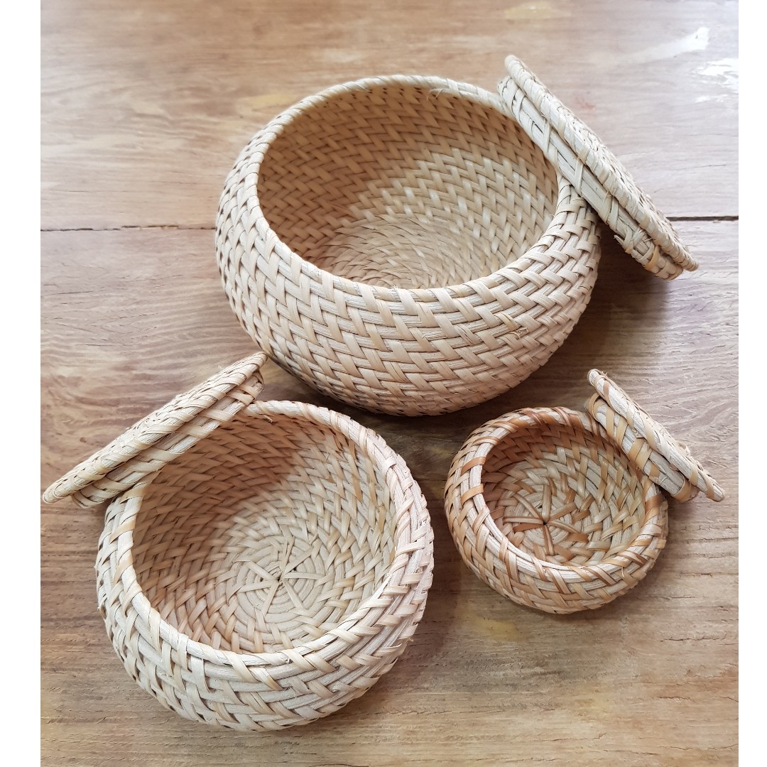 Ikea Fryken Box With Lid Set Of 3 Design Craft Handmade Goods Accessories On Carousell