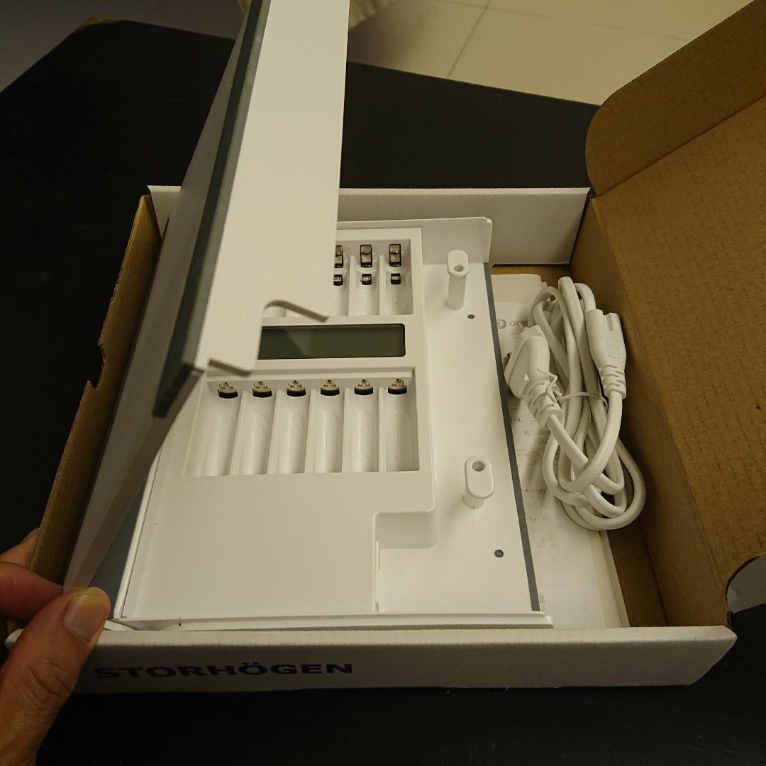 IKEA Storhogen 12battery charger & storage unit, Mobile Phones
