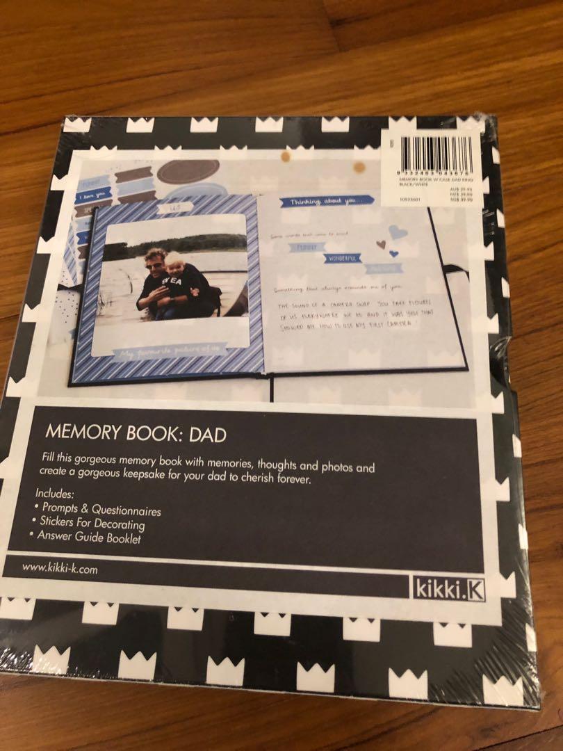 Kikki K Memory Book Dad, Hobbies & Toys, Stationery & Craft