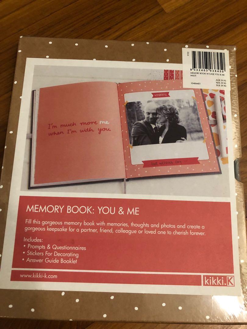 Kikki K Memory Book You & Me, Hobbies & Toys, Stationery & Craft