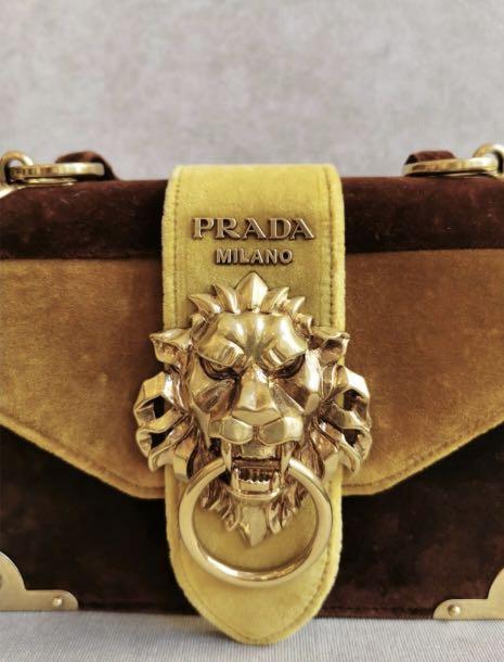 prada door knocker bag